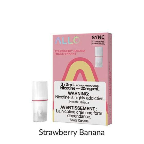 [Vape Pods] ALLO Sync - Strawberry Banana (3pk)