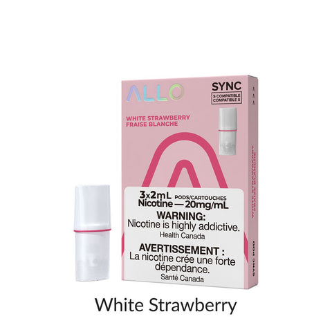 [Vape Pods] ALLO Sync - White Strawberry (3pk)