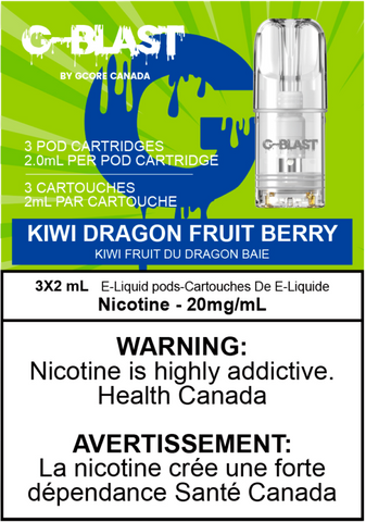 [Vape Pods] G-Blast - Kiwi Dragon Fruit Berry (3pk)