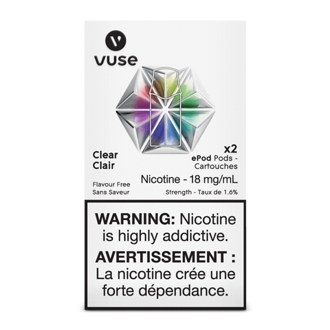 [Vape Pods] VUSE ePod - Clear Tobacco (Clear) (2pk)