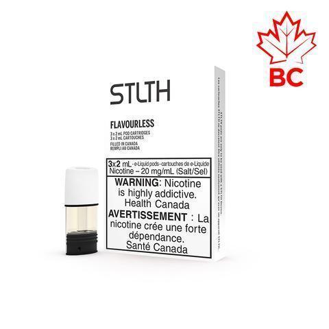 [Vape Pods] STLTH - Flavorless (3pk) Vape Pods Vancouver Toronto Calgary Richmond Montreal Kingsway Winnipeg Quebec Coquitlam Canada Canadian Vapes Shop Free Shipping E-Juice Mods Nic Salt