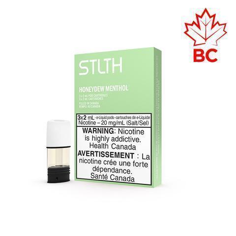 [Vape Pods] STLTH - Honeydew Menthol (3pk) Vape Pods Vancouver Toronto Calgary Richmond Montreal Kingsway Winnipeg Quebec Coquitlam Canada Canadian Vapes Shop Free Shipping E-Juice Mods Nic Salt