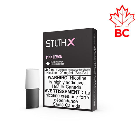 [Vape Pods] STLTH X - Pink Lemon (3pk) Vape Pods Vancouver Toronto Calgary Richmond Montreal Kingsway Winnipeg Quebec Coquitlam Canada Canadian Vapes Shop Free Shipping E-Juice Mods Nic Salt
