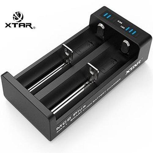 Xtar MC2 Plus Dual Bay Charger Batteries & Chargers Vancouver Toronto Calgary Richmond Montreal Kingsway Winnipeg Quebec Coquitlam Canada Canadian Vapes Shop Free Shipping E-Juice Mods Nic Salt